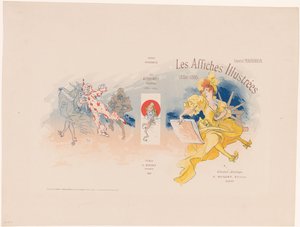 Capa para Les Affiches Illustrées de Ernest Maindron de Jules Cheret