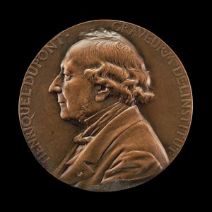 Henriquel Dupont, 1797-1892, desenhista e gravador, c. 18701892.