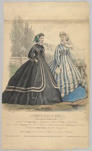 Modes de Mme. Antonie Lalanne, n. 791, de Le Moniteur de la Mode, 1848. de Jules David