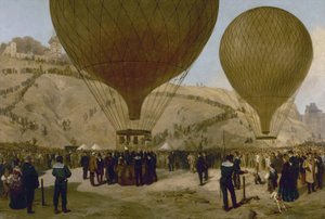 Partida de Léon Gambetta para Tours no balão "Armand-Barbès", 7 de outubro