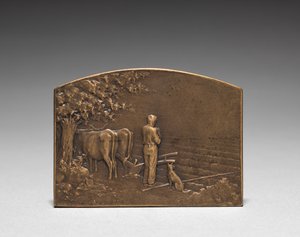 Medalhão. de Jules Dupré