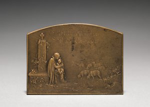 Medalhão reverso. de Jules Dupré