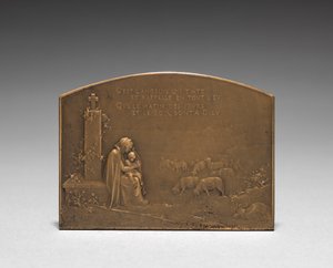Medalhão reverso. de Jules Dupré