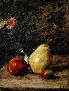 Ainda vida com uma pêra de Jules Dupré