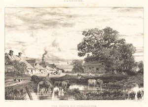 Vista na Normandia de Jules Dupré