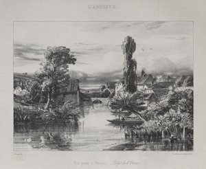 Vista perto de Alençon de Jules Dupré