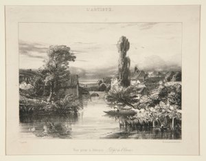 Vue Prise a Alencon ; de L de Jules Dupré