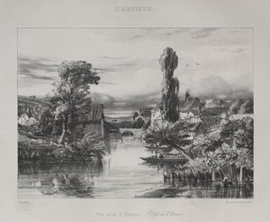 Vista perto de Alençon de Jules Dupré