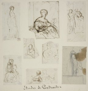 Grupo de Estudos de Retrato e Composição de Jules Elie Delaunay