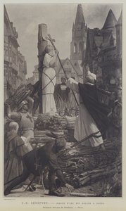 Jeanne dArc est Brulee a Rouen (A Queimadura de Joana d&39;Arc em Rouen)