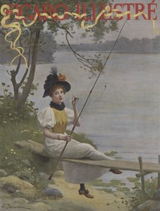 LOuverture de la Peche (a abertura da estação de Angling). Capa do Le Figaro Illustre, julho de 1896