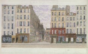 No.8 a No.16 rue du Four, Paris, França, 1893 (wc no papel)