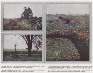 Martin Pit, trincheiras em torno de Nogeon, o calvário de Fosse Martin