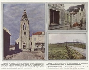 A Igreja de Barcy, Barcy, Tranchees Francaises