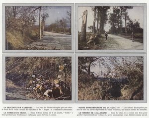 A descida em Vareddes, nosso bombardeio da colina 107, a tumba de um herói, o Terrier alemão