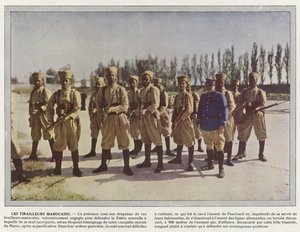 Os Tirailleurs marroquinos