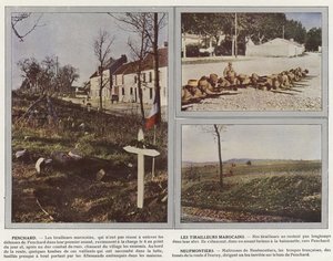 Penchard, os fuzileiros marroquinos, Neufmontiers de Jules Gervais Courtellemont
