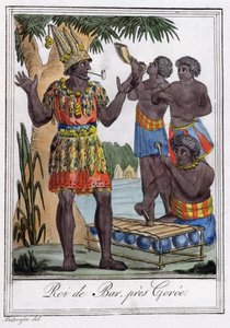 Rei de Bar, Ilha de Goree, Senegal de Jules Grasset de Saint Sauveur