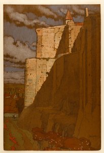 Chateau of Loches: a Muralha de Enceinte e o Topo do Tour Ronde