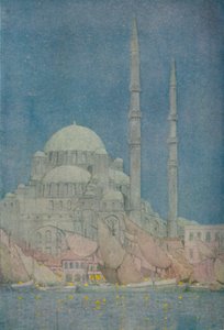 A Mesquita de Yeni-Valide-Jamissi, Constantinopla, 1913
