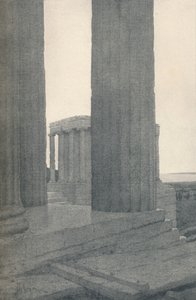 O Templo de Athene Nike em Atenas, 1913