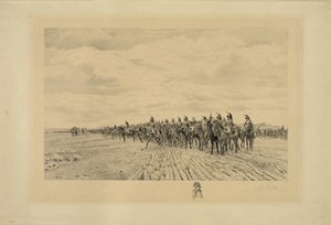 Napoleão Bonaparte em Austerlitz, 1894 de Jules Jacquet