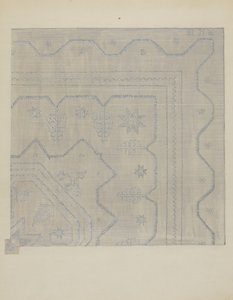 Candlewick Coverlet Woven, c. 1936. de Jules Lefevere