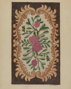 Hooked Rug, c. 1936. de Jules Lefevere