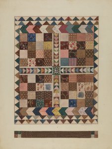 Patchwork Crib Quilt, 19351942. de Jules Lefevere