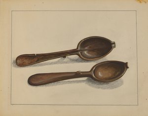 Molde de colher de sopa, c. 1936.