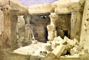 As pirâmides e a Esfinge, Gizé, Egito, século XIX de Jules Lemaitre