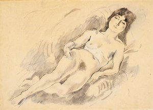 Nude Reclinado (wc no papel)