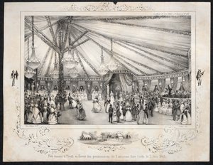 Festa dada em Tivoli em favor dos moradores da antiga lista civil em 3 de junho de 1840 de Jules Platier