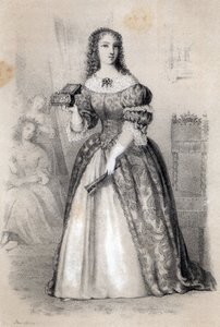 Retrato de Anne Marie de La Tremoille, princesa dos Ursins (1642-1722)