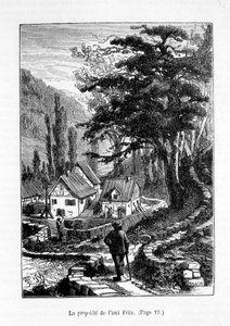A propriedade de Fritz - em "The Friend Fritz", de Erckmann-Chatrian, doente. de Théophile Schuler