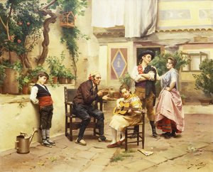 A lição de guitarra,