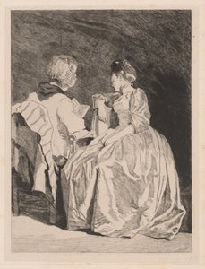 A Palestra (A Leitura) de Jules de Goncourt, after Jean Honoré Fragonard