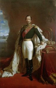 Retrato do imperador Napoleão III (1808-1873) em vestes de coroação