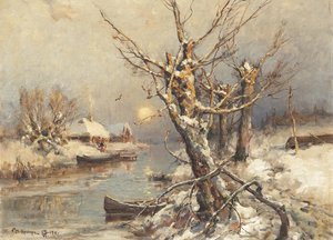 Sol de inverno, 1911 de Juli Julievich Klever