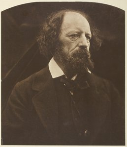 Alfred, Lord Tennyson, 1869, impresso em 1875. de Julia Margaret Cameron