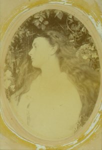 Althea (Alice Liddell), 1872 (impressão de albume) de Julia Margaret Cameron