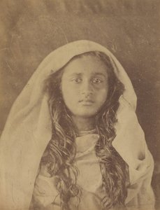 Mulher do Ceilão, 1875-79. de Julia Margaret Cameron