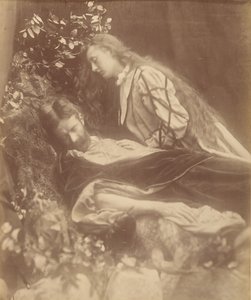 Gareth e Lynette, 1874. de Julia Margaret Cameron