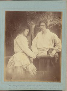 «Pensou naquele olhar severo que Mãe lhe lançou ontem» de Julia Margaret Cameron