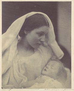 A Madona em repouso de Julia Margaret Cameron