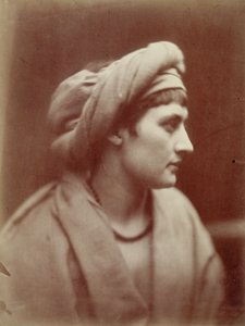Retrato de mulher com turbante de Julia Margaret Cameron