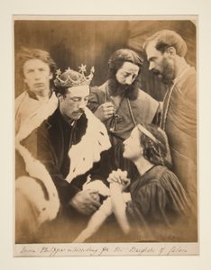 Rainha Phillipa intercedendo pelos burgueses de Calais de Julia Margaret Cameron