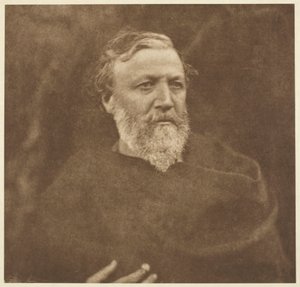 Robert Browning, 1865, impresso em 1875. de Julia Margaret Cameron