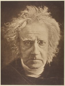 Sir John Herschel, 1867, impresso em 1875. de Julia Margaret Cameron