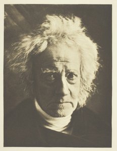 Sir John Herschel, 1867, impresso em Outubro de 1890. de Julia Margaret Cameron